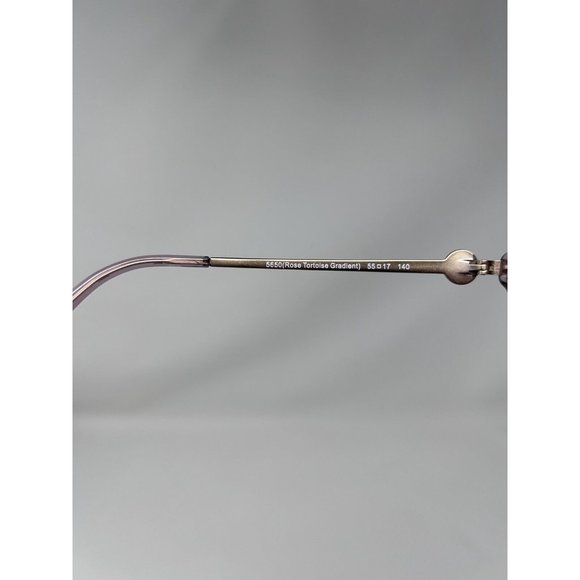 Coach Eyeglasses HC6176 5650 Rose Tortoise Square Frame 55 [] 17 140 - Picture 8 of 10